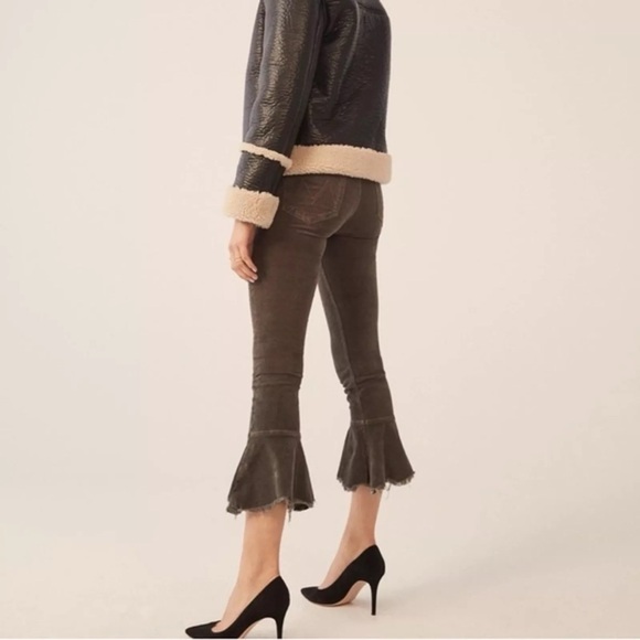 Mother Jeans Cha Cha Chew Flare Pants in Hopscotch Corduroy - Picture 2 of 9